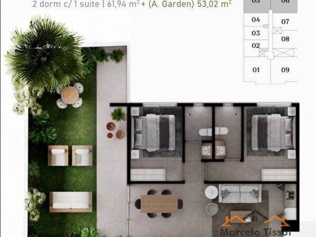 #ap228 - Apartamento para Venda em Florianópolis - SC
