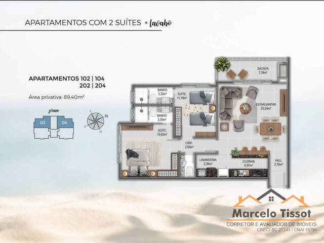 #AP261 - Apartamento para Venda em Florianópolis - SC