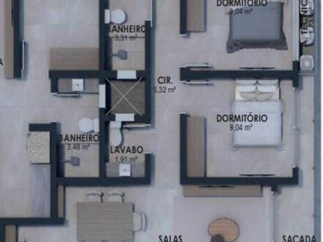 #AP401 - Apartamento para Venda em Florianópolis - SC - 2