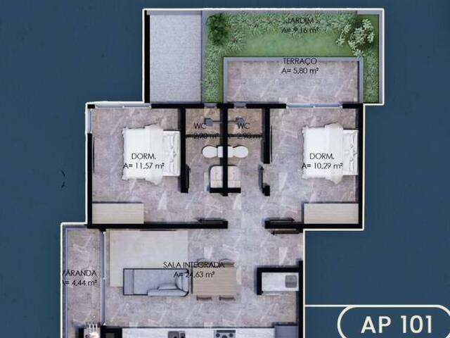 #AP476 - Apartamento para Venda em Florianópolis - SC