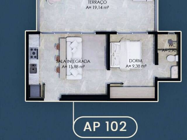 #AP477 - Apartamento para Venda em Florianópolis - SC - 1