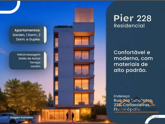 #AP479 - Apartamento para Venda em Florianópolis - SC - 2