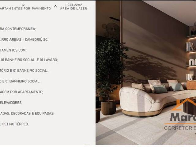 #AP485 - Apartamento para Venda em Camboriú - SC - 2