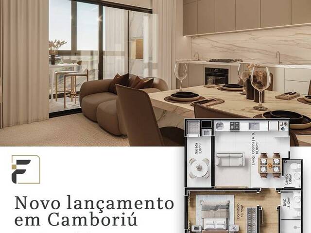 #AP496 - Apartamento para Venda em Camboriú - SC - 3